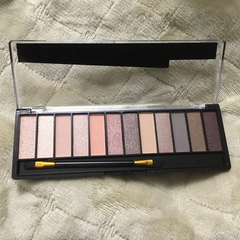 Brand New Gorgeous Pink Shimmer Day to Night Eyeshadow Palette 12-Shade